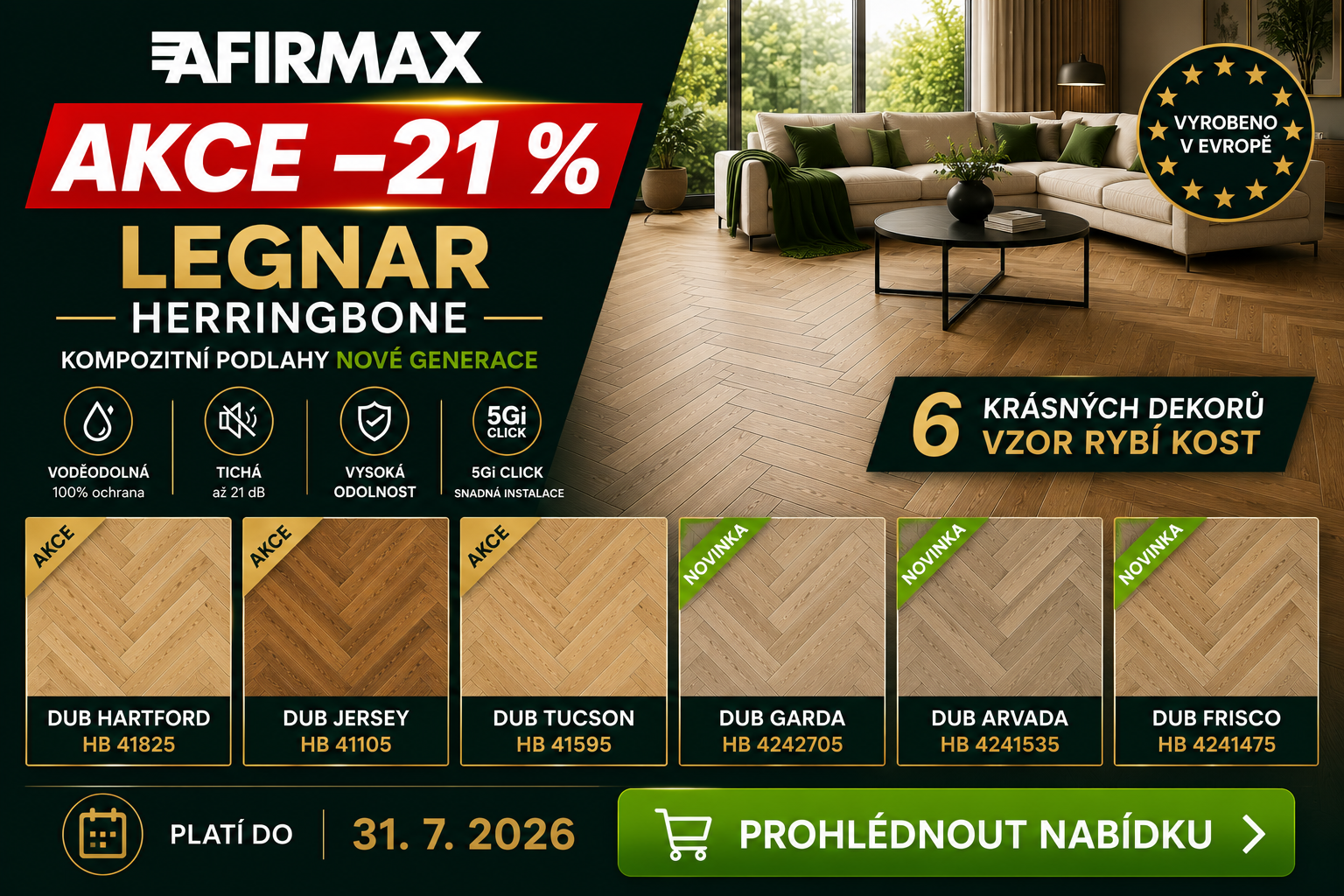 Afirmax LEGNAR Herringbone